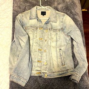 Light colored jean jacket